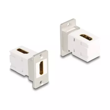 DeLOCK keystone moodul 67167 Lame Nurgeline HDMI Hõbedane Valge
