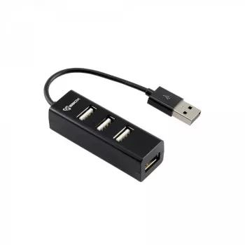 Sbox H-204 USB 4 pordi jaotur must