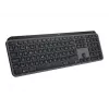 Traadita täissuuruses klaviatuur Logitech Master MX Keys S — Graphite, Bluetooth ja 2,4 GHz (Nano), USB-C laetav, taustvalgustusega, QWERTY US International