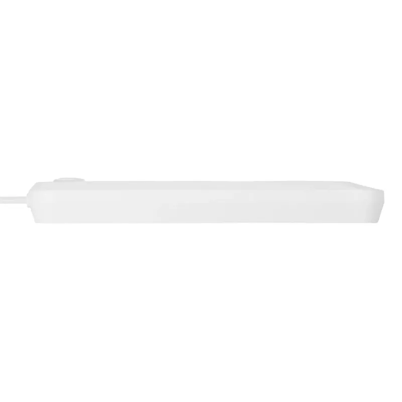 Pistikupesade jaotur MACLEAN MCE395 W — 5 pistikupesa, 3× USB A, 110–240 V AC, 2,1 A USB, max 2500 W, valge, 1,5 m kaabel