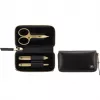 Maniküürikomplekt ZWILLING Twinox Gold Edition 97747-004-0 — 3-osaline mustas nahast ümbrises
