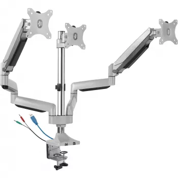 ICY BOX IB-MS505-TI 81.3 cm (32 tolli) lauaalus Must, Hõbedane