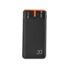 TRACER EnerGen 20000 mAh akupank, Power Delivery 20W, USB-C sisend, 2×USB-A väljundit, toetab 3 seadet, oranž