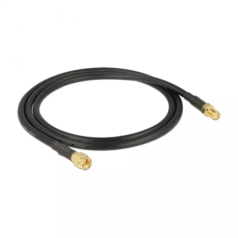 Koaksiaalkaabel DeLOCK 88930 0,9m SMA Must