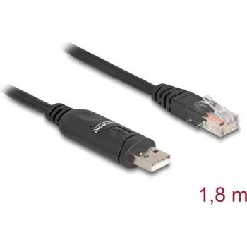 Adapter DeLOCK USB 2.0 Type-A isane Serial RS-232 RJ45 isasele 1,8 m must