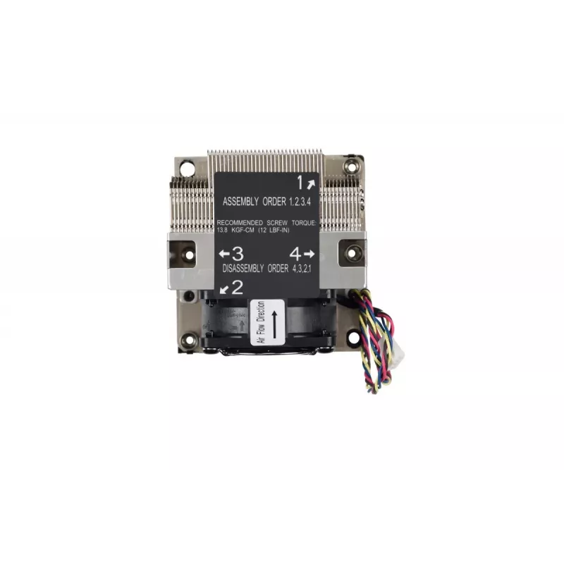 Supermicro SNK-P0068AP4 arvuti jahutussüsteem Protsessori õhkjahuti 6 cm Must, Nikkel