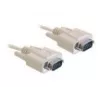 Jadakaabel DeLOCK RS-232 1m Beež DB-9