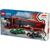 LEGO CITY 60445 F1 - Veok koos RB20 ja AMR24 F1 autodega