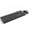 Inca IMK-377 klaviatuur koos hiirega kontorisse USB türgi keel must