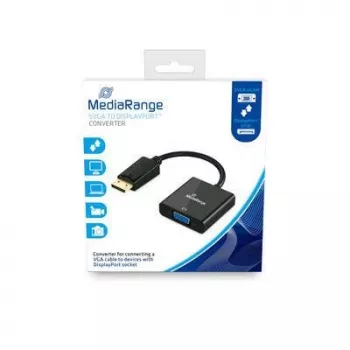 Video kaabli adapter MediaRange MRCS173 0,15 m VGA DisplayPort must