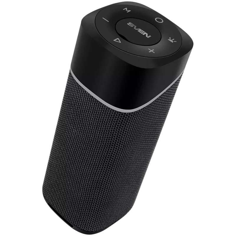 2.0 kaasaskantav kõlar SVEN PS-155, must, võimsus 2x5 W (RMS), TWS, Bluetooth, FM, USB, liitiumaku