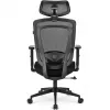 Kontoritool Sharkoon OfficePal C10 — must, ergonoomiline disain, reguleeritav kõrgus