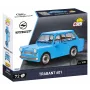 Ehituskomplekt Cobi Trabant 601 — 72 tükki, miniatuurne mudelauto konstruktsioonikomplekt