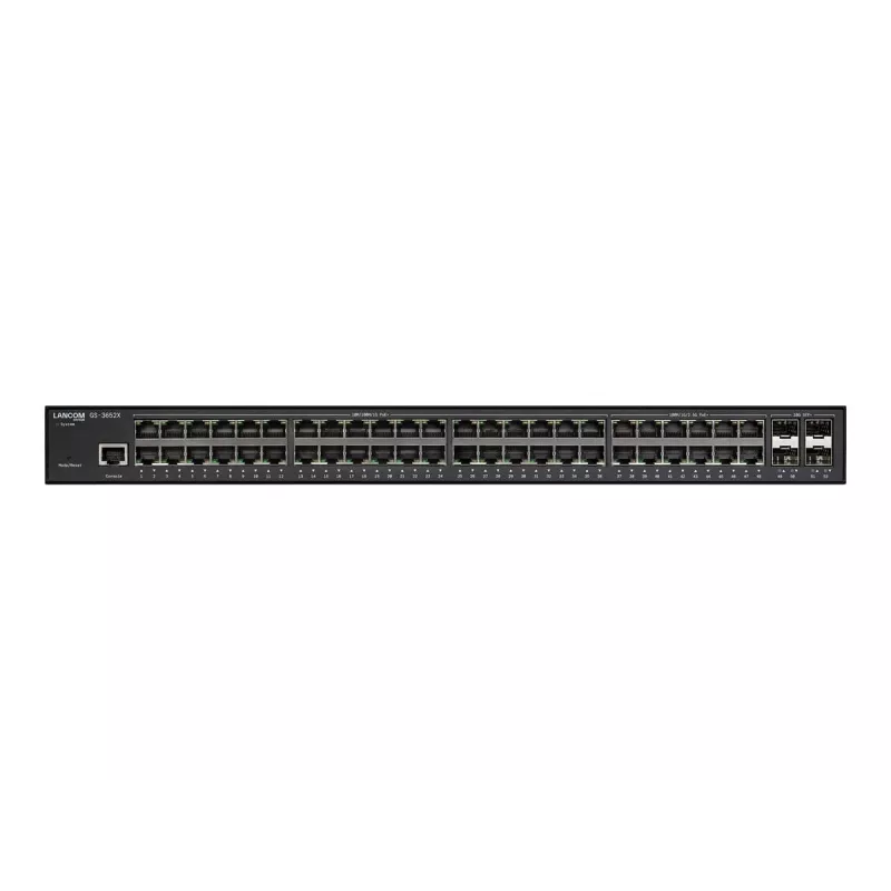 LANCOM GS-3652X Hallatav L3 2.5G Ethernet (100/1000/2500) 1U Must
