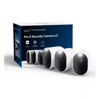 ARLO Pro 6 - 2025 Edition - võrgu valvekaamera - välialale, sisealale - ilmastikukindel - värviline (päev/öö)