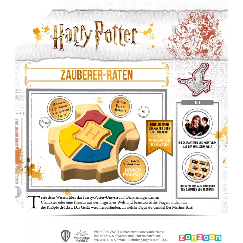 Harry Potter - võluri arvamismäng, viktoriinimäng