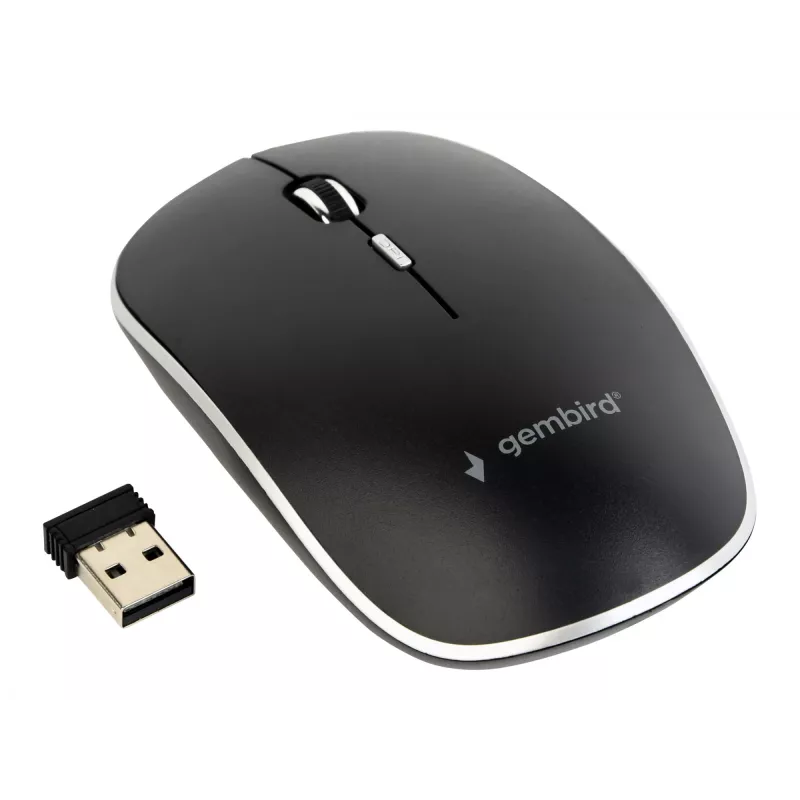 hiir USB OPTICAL WRL Must/SILENT MUSW-4BS-01 GEMBIRD
