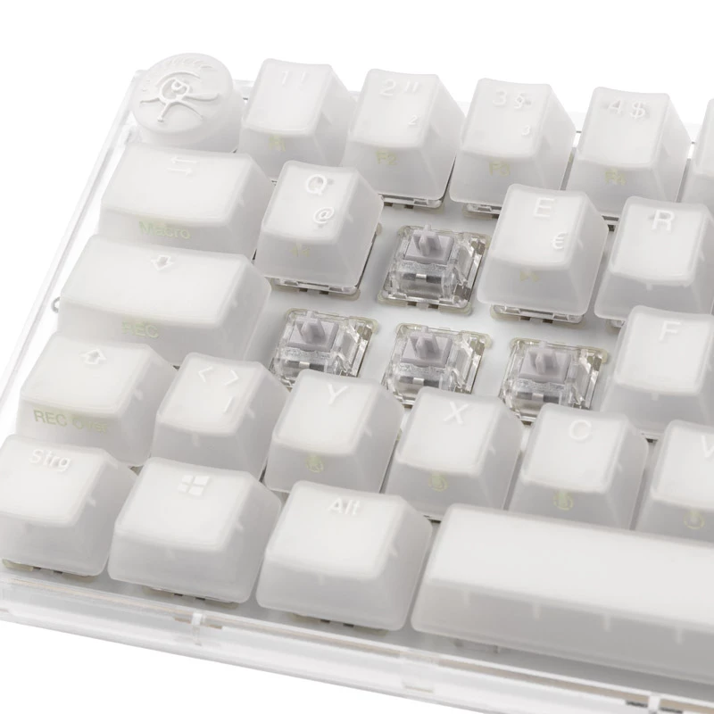 Ducky One 3 Mini mänguklaviatuur, USB, valge