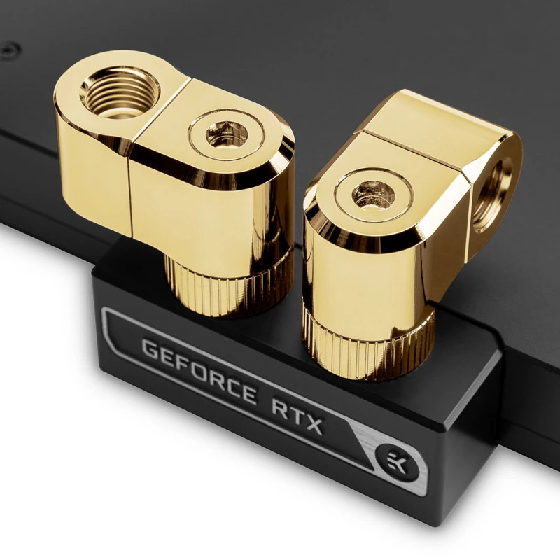Liitmik EK Water Blocks messing kuldne 33mm