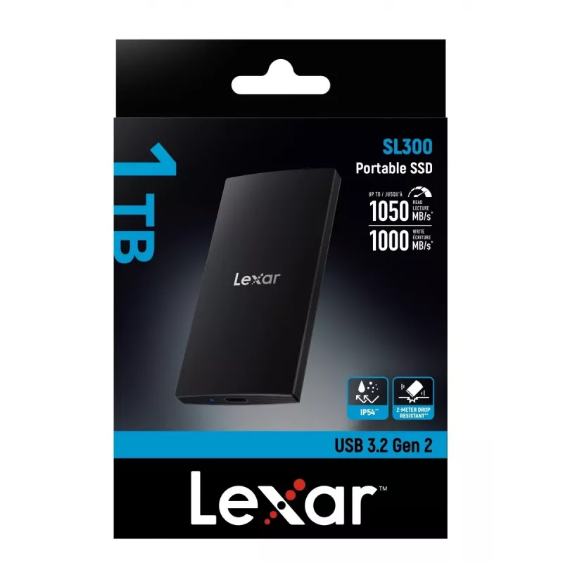 Väline pooljuhtketas Lexar 1TB USB USB-C 3.2 Gen 2 LSL300001T-RNBNG