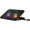 Sülearvuti jahutusalus DEFENDER NS-510, 2 ventilaatoriga, 2×USB pordiga ja RGB valgustusega