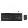 Inca IMK-377 klaviatuur koos hiirega kontorisse USB türgi keel must