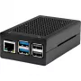 Joy-IT RB-AlucaseP5-01B SBC-korpus Raspberry Pi Alumiinium Must (RB-AlucaseP5-01B)