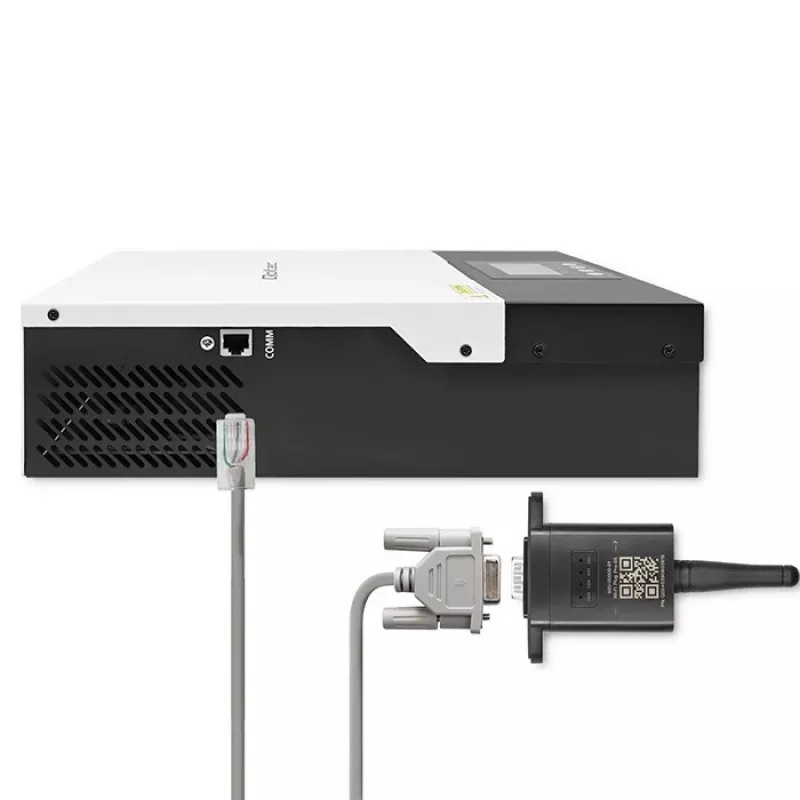 Wi‑Fi moodul päikeseinverterile QOLTEC 53963 RS232 — RS232 ühenduvus, mudel 53963