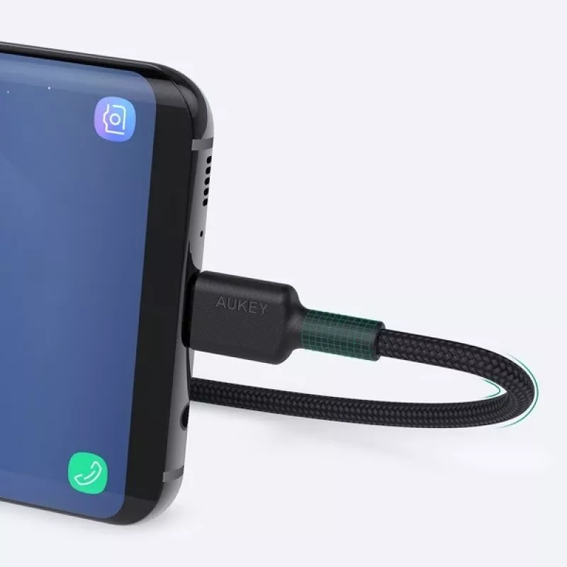 USB-C kaabel Aukey CB-CD45 0,9 m — USB USB-C to USB-A, Quick Charge’i tugi
