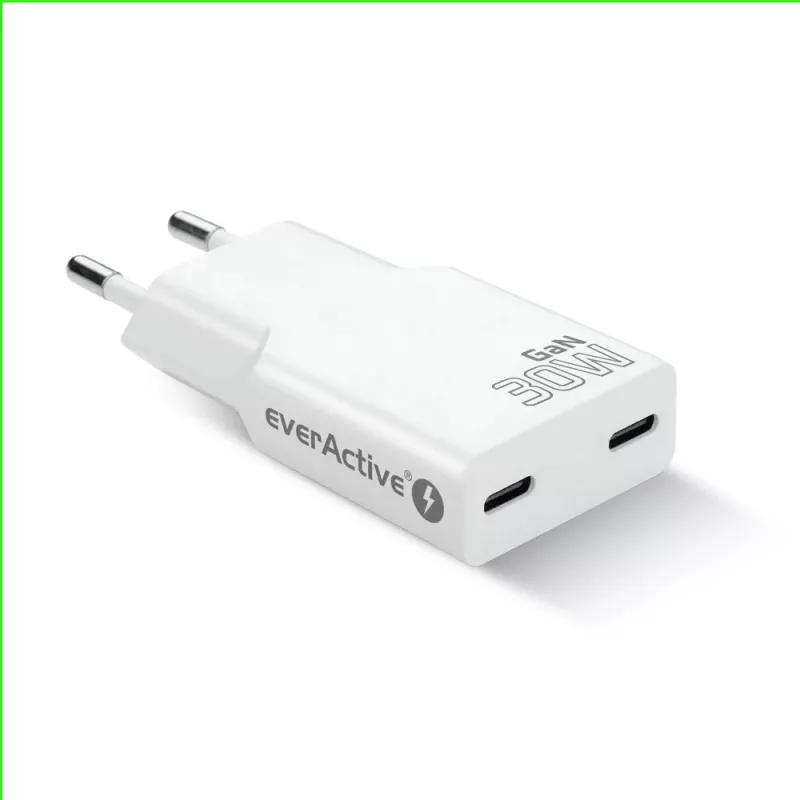 Toiteadapter everActive SC-385Q Super õhuke QC 4 kiirlaadimine — USB-kiirlaadija, kompaktne disain