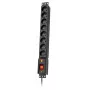 LESTAR LXARM 810 G-A K.:CZ 1,5M 19PDU must 8 vahelduvvoolu pistikupesa 230 V 1,5 m