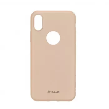 Kaitsev telefonikate Tellur Cover Super õhuke iPhone X/XS-ile — kuldne viimistlus, üliõhuke profiil