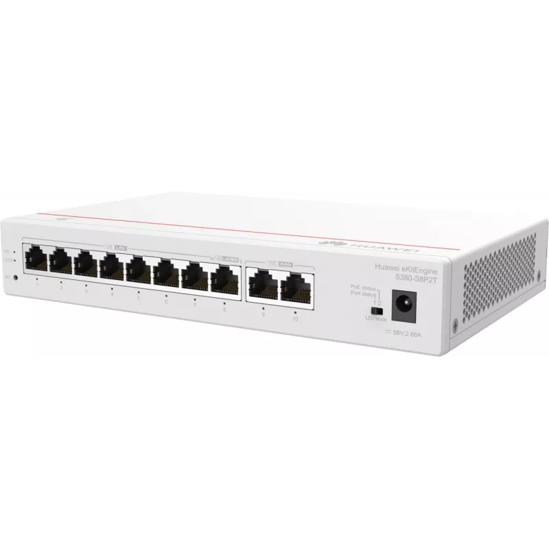 Hallatav kommutaator HUAWEI eKit S380-S8P2T Gigabit Ethernet 10/100/1000
