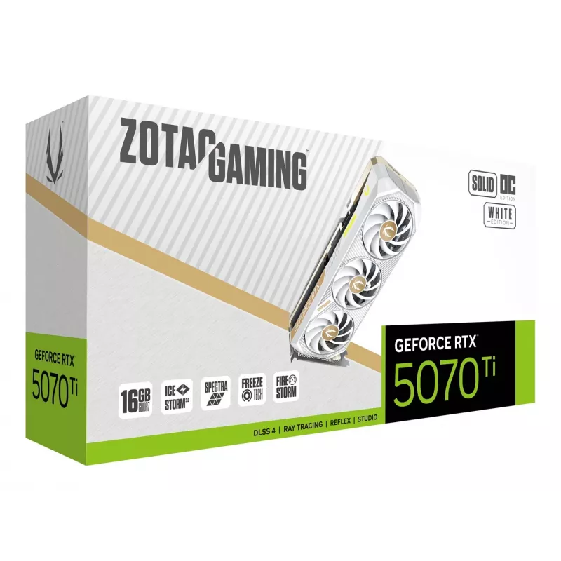 ZOTAC GAMING GeForce RTX 5070 Ti SOLID CORE OC 16GB GDDR7 graafikakaart