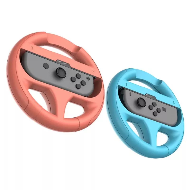 Wheel mod Subsonic Pack of 2 steering wheels for Switch & Switch 2 Red Turquoise