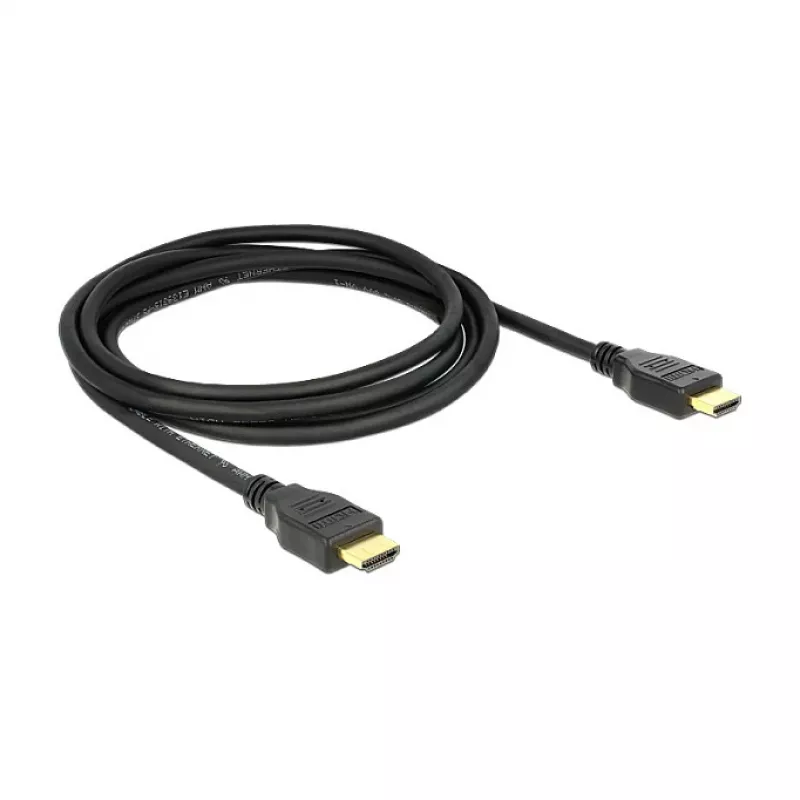 HDMI-kaabel DeLOCK 84713 1m tüüp A isane isasele must