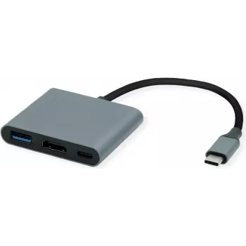 ROLINE kuvaadapter USB-C - HDMI 4K60+ 1x A+ PD - adapter - digitaalne/andmeside (12.03.3199)