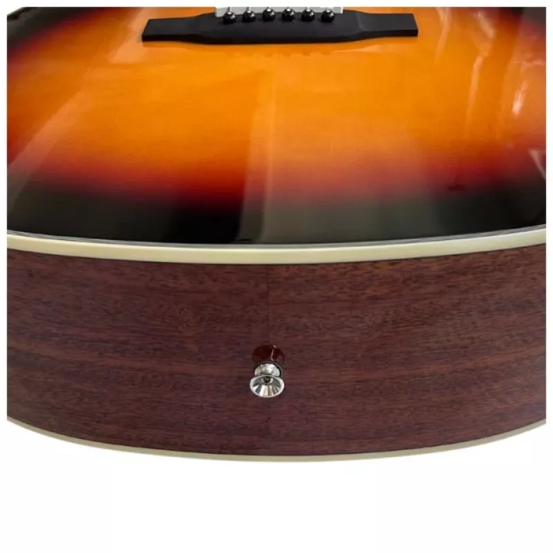 Elektroakustiline kitarr V-tone VEAG1 CE 4/4 Wood — täissuuruses dreadnought, cutaway, kuusepealispuu, mahagonist selg ja küljed, sisseehitatud eelvõimendi