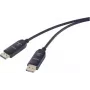 Renkforce fiiberoptiline / DisplayPort ühenduskaabel DisplayPort-pistik, DisplayPort-pistik 30,00 m Must RF-6117772 8K UHD DisplayPort-kaabel (RF-6117772)