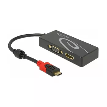 USB-graafikaadapter DeLOCK 87730 3840 x 2160 pikslit Must
