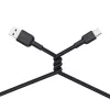 USB A - USB C kaabel Aukey CB-NAC1, 1 m, põimitud nailon, USB PD 60W, USB 2.0