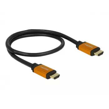 HDMI-kaabel DeLOCK 85729 2 m HDMI Type A Standard Must Kuldne