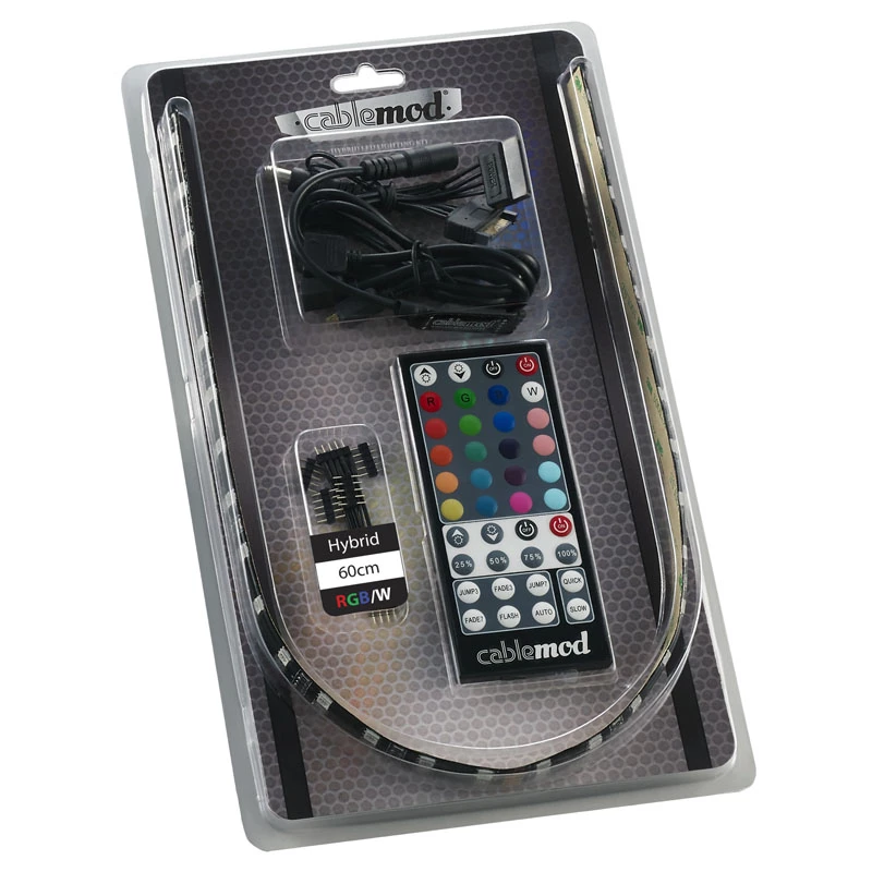 LED riba CableMod CM-LED-60-D60RGBW-RK Valge RGB 60 cm