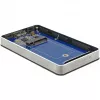 SSD-korpus DeLOCK 42594 Must Hõbedane M.2