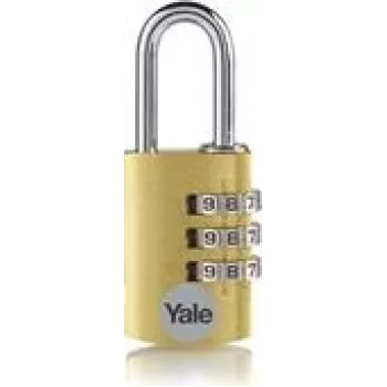 YALE YE3CB/38/131/1/GO Tabalukk 38 mm Kuldne kombinatsioonlukk (YE3CB/38/131/1/GO)