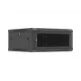 Seinale kinnitatav 19-tolline 4U LANBERG paigalduskapp 600x600 mm, must