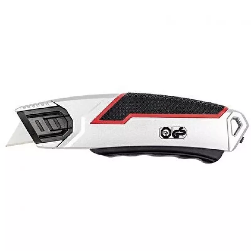 Utility Knife Wedo 78 837 Must Red Silver Snap-off Blade 60mm Width 166mm Length