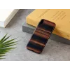 Nutitelefoni ümbris man and wood iPhone XR-ile — eebenmust, kaitsev kõva kest