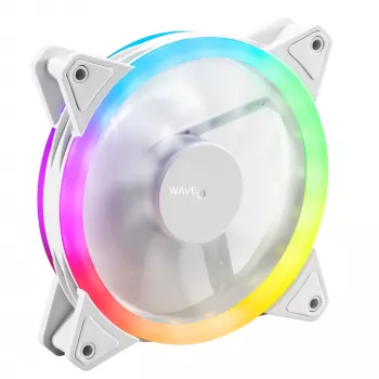 SHARKOON Shark Blades 120mm ARGB PWM korpusventilaator - valge