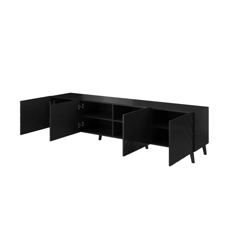 RTV-kapp ABETO 200x42x52 must läikiv